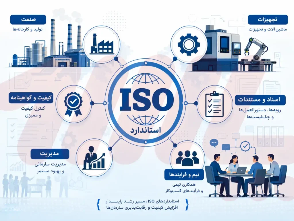 استاندارد ISO چیست و چه کاربردی در صنایع دارد
